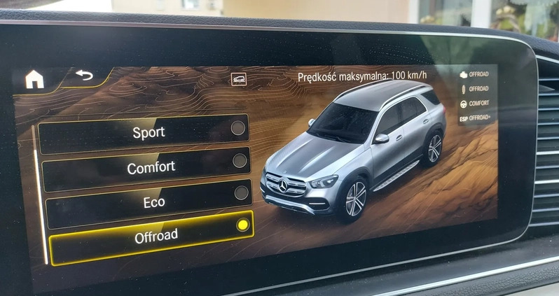 Mercedes-Benz GLE cena 289000 przebieg: 60000, rok produkcji 2020 z Gąbin małe 667